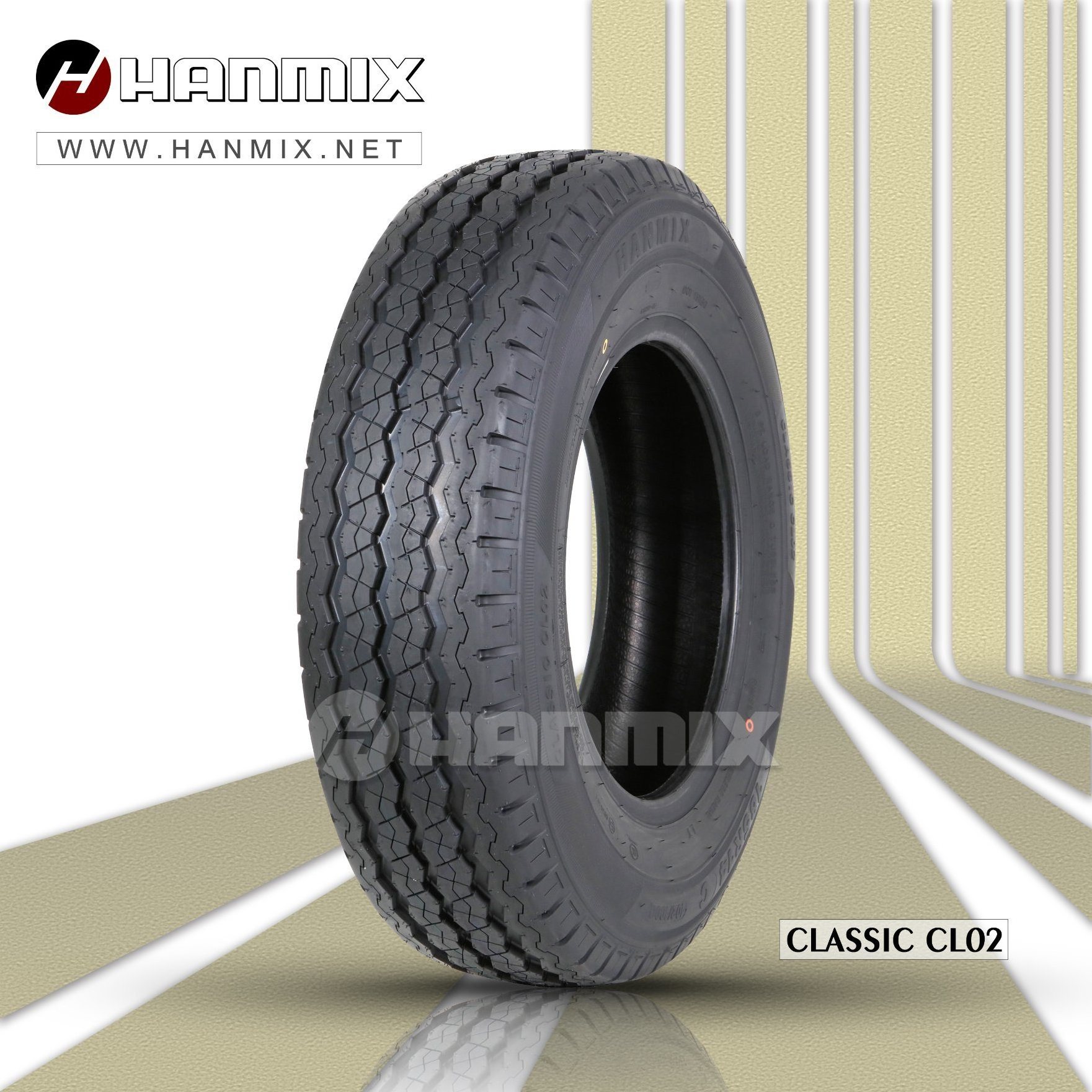 China Wholesale Hanmix Brand Cheap Price Passenger Car Tire Classic Series CL02 All-season LTR Tyre For Light Truck Van