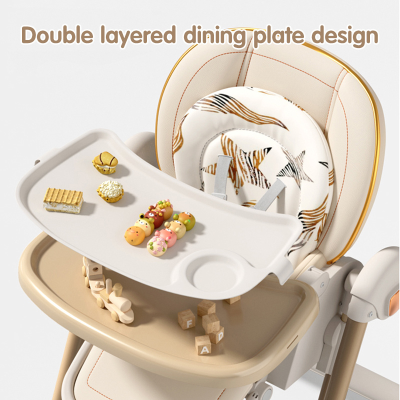 2024 EN 14988 Rocking SWING  Multifunctional Portable Home Dining Baby High Chair