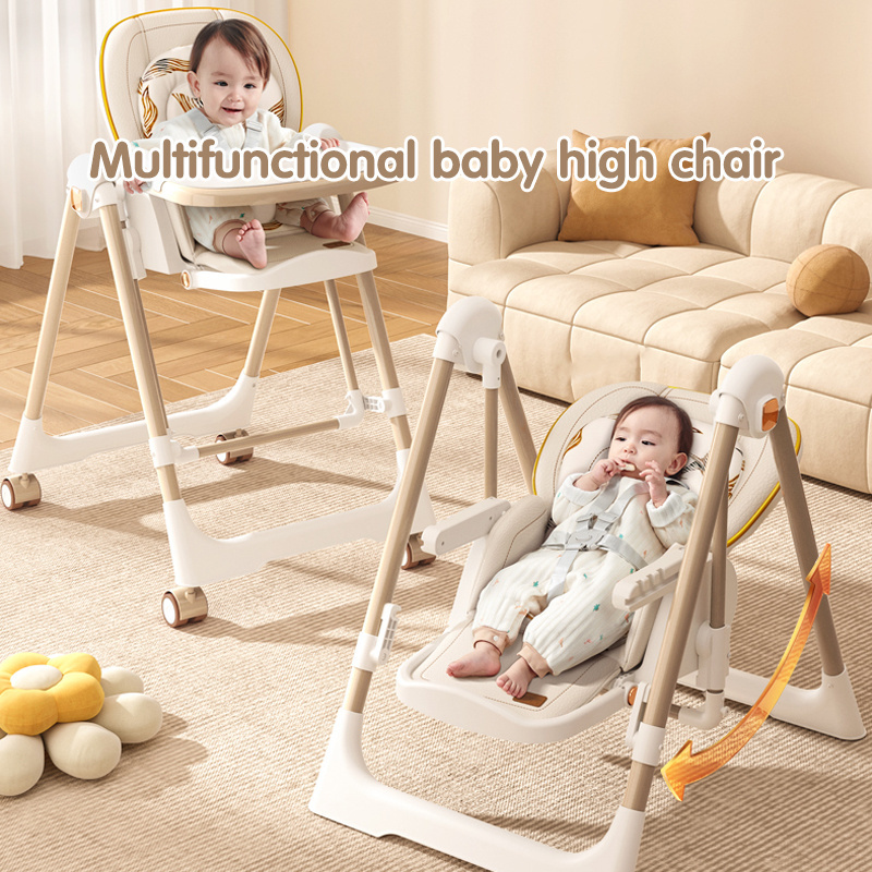 2024 EN 14988 Rocking SWING  Multifunctional Portable Home Dining Baby High Chair