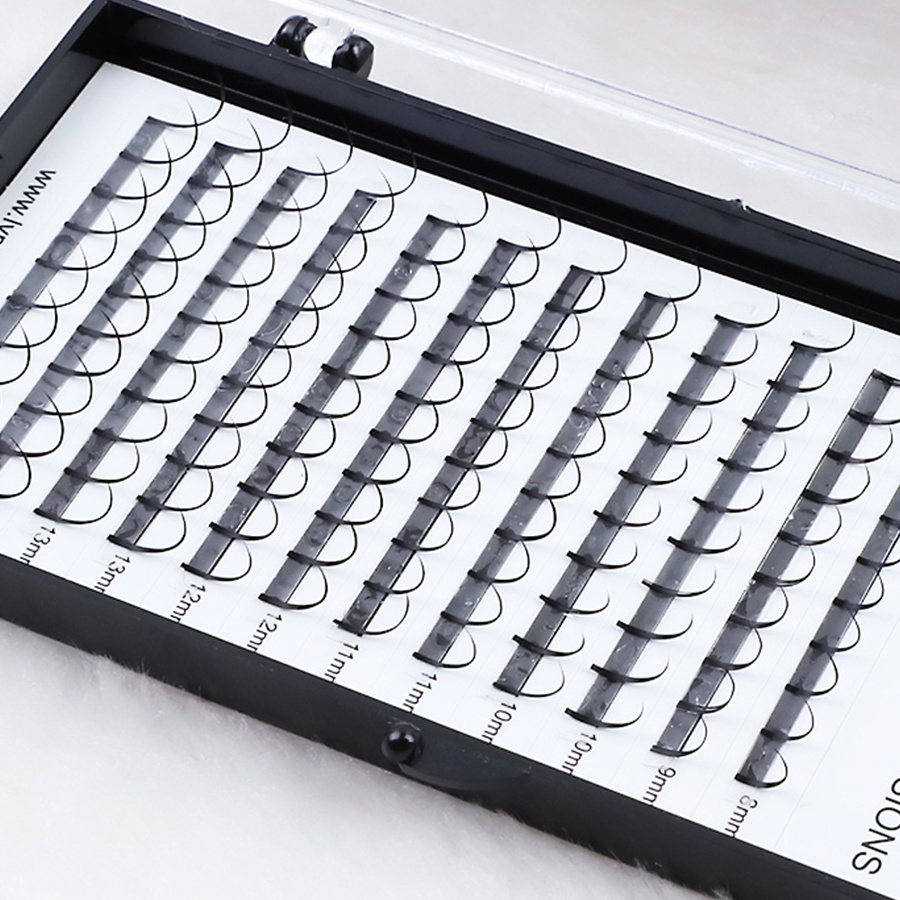 Wispy Spiked Promade Extension Spike Lash Trays With Decals