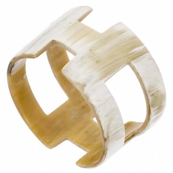 Antique Jewelry Handmade Buffalo Horn White Horn Color Bracelet With Love And Best Design Bangle Hand