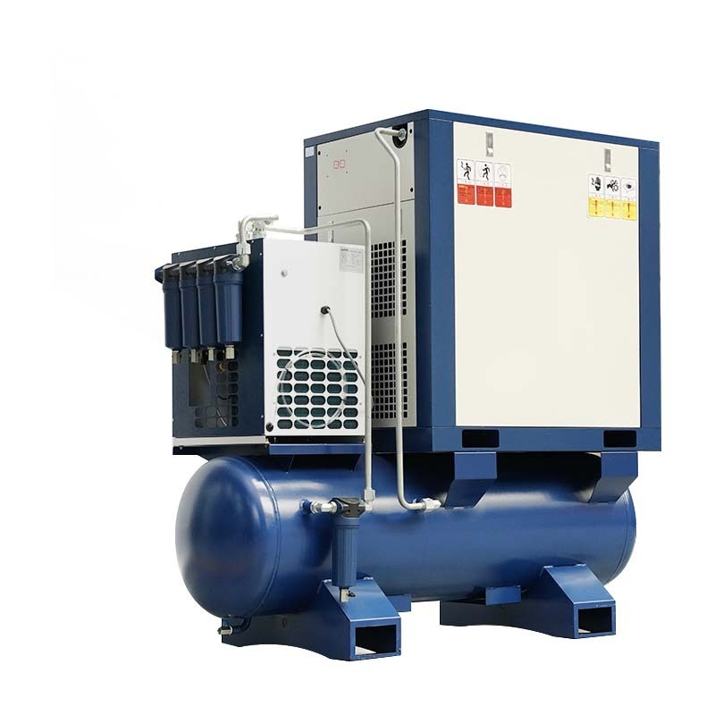 Free Installation Multi Function AC Powered Electric Industrial Slilent Screw Air Compressor