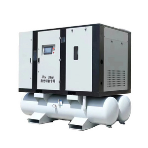 China 30 Hp 22kw High efficiency silent electric combined screw type air compressor