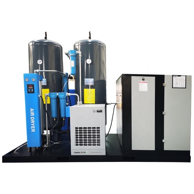 Skid -Mounted Screw Air Compressor For Sand Blast