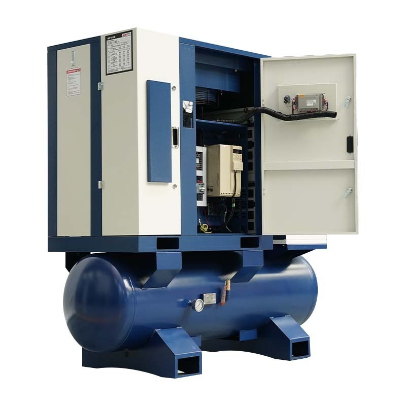 Free Installation Multi Function AC Powered Electric Industrial Slilent Screw Air Compressor