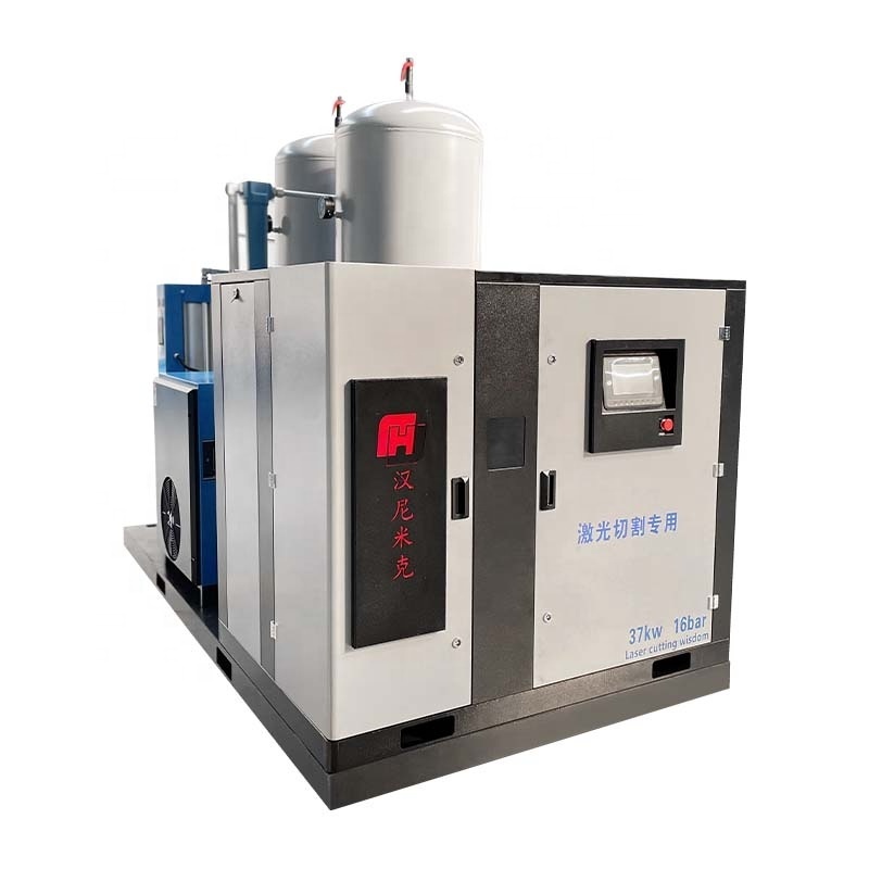 Skid -Mounted Screw Air Compressor For Sand Blast