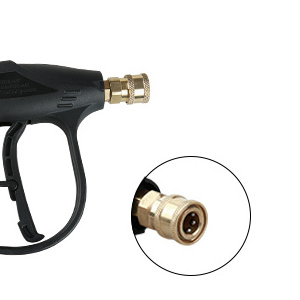 High Pressure Washer Gun Kit with 5 Spray Nozzle Tips, 1/4'' Quick-Connector, Power Washer Gun with M22-14mm/15mm Fittings