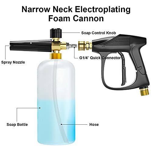 Snow Foam Lance Foam Gun, 1/4