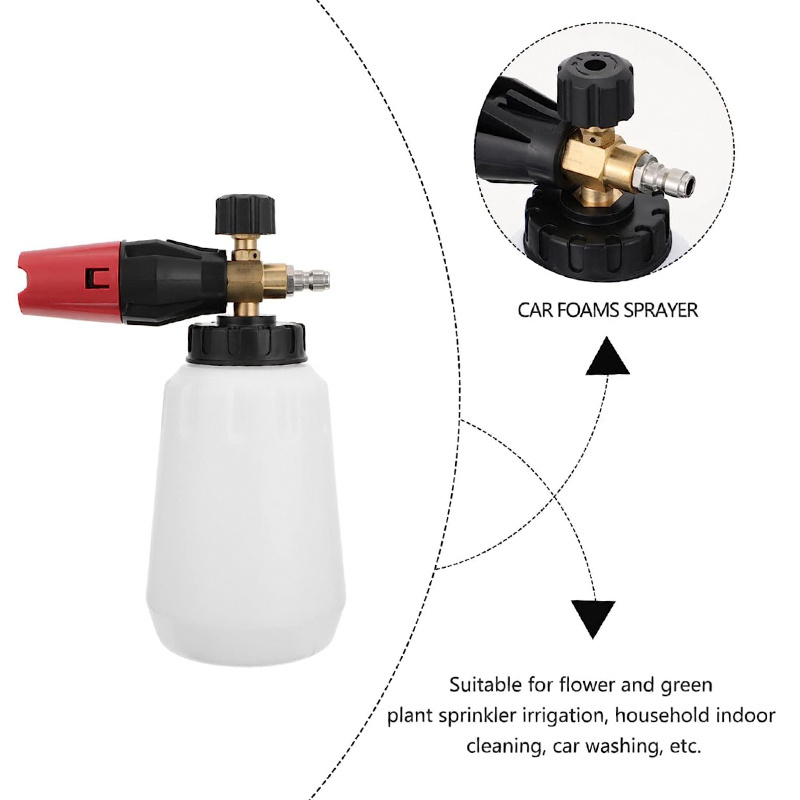 Foamer Car Wash Pressure Washer Foamer Multiple Spray and Pressure Ranges Works With All Soaps