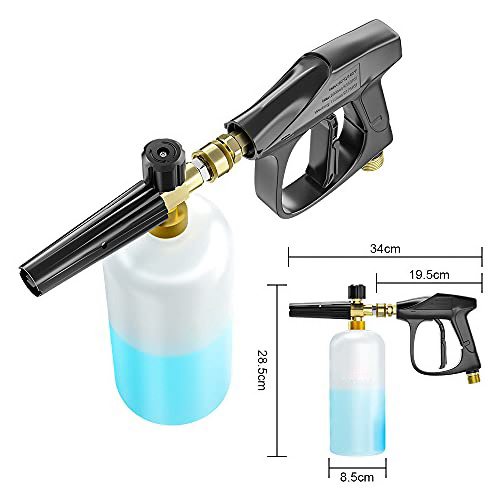 Pressure Washer Foam Gun Kit Car Washer Snow Foam Lance Water Gun Set Power Washer Foam Cannon Soap Gun