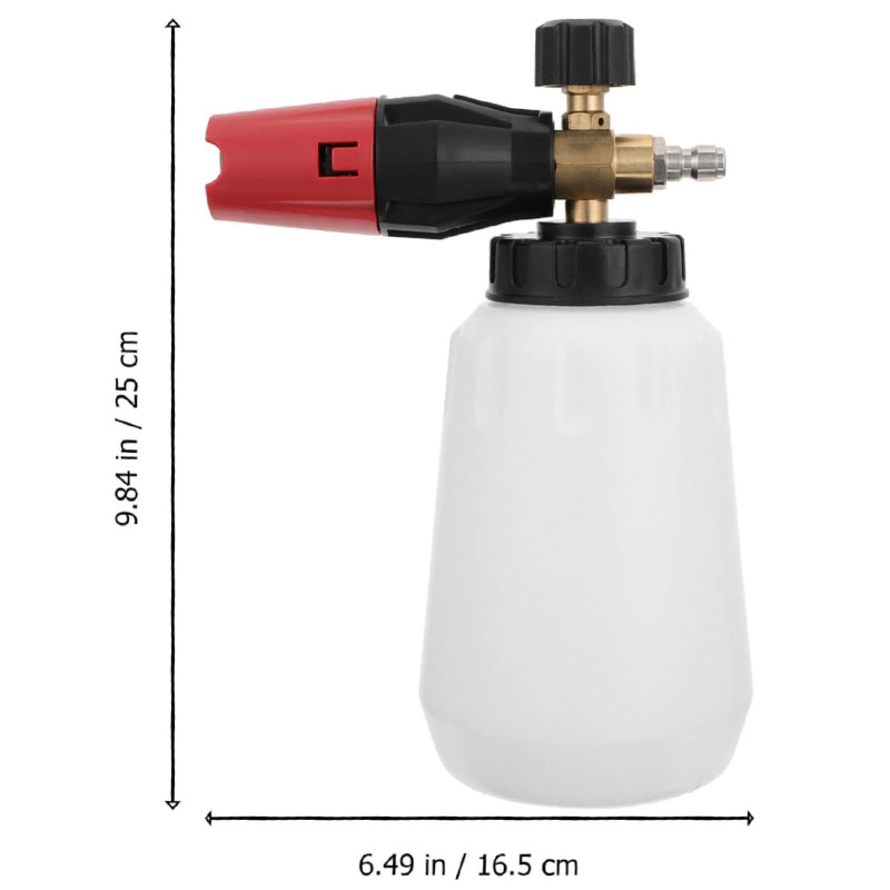 Foamer Car Wash Pressure Washer Foamer Multiple Spray and Pressure Ranges Works With All Soaps