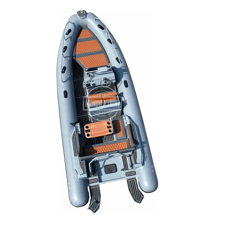 Hot sale Europe 23ftHull RIB 680 Orca/Hypalon/PVC Inflatable Commercial Boats