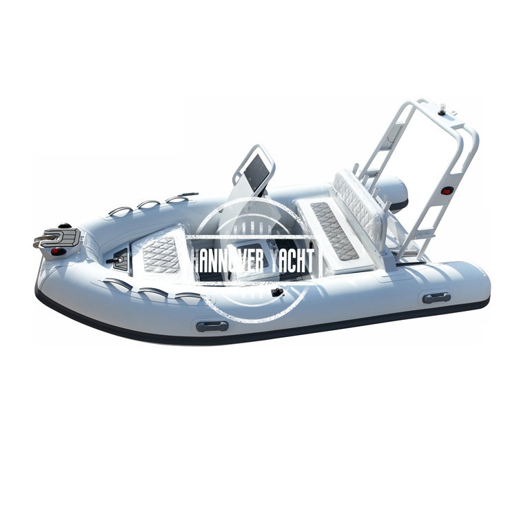 Rowing Boats Sport 13ft aluminum Hull Hypalon/PVC Rigid Inflatable Boat With CE