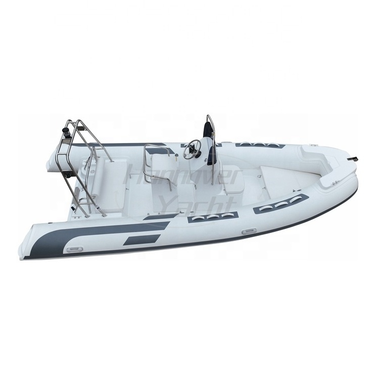 5.2m Deep V Hull RIB Hypalon Inflatable Boat Center console fishing boat