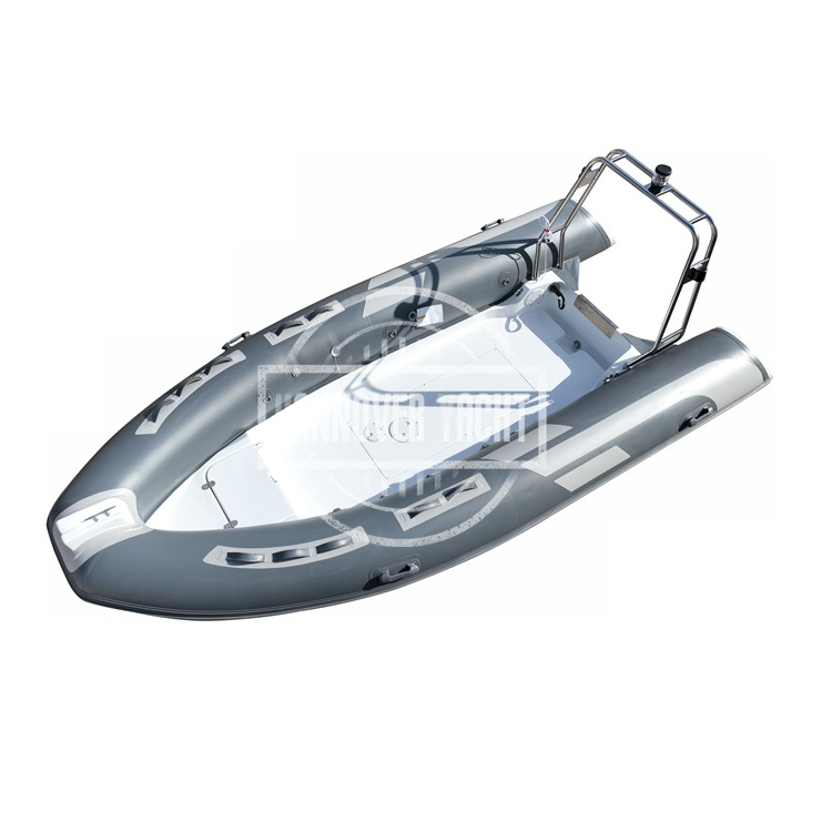 14ft 4.3m Hypalon/PVC Rigid Fiberglass Inflatable Boat For Fishing