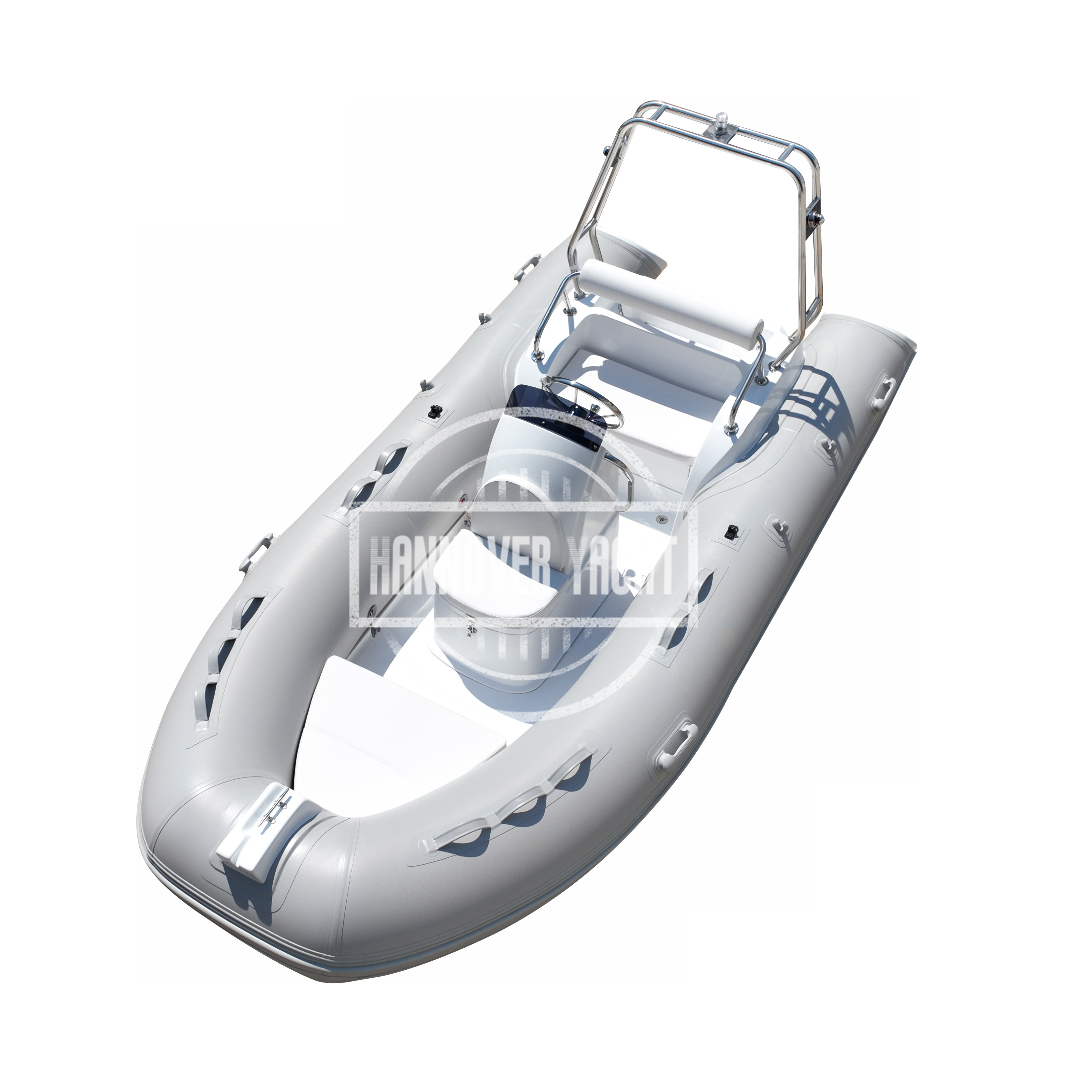 CE TENDER Factory High Quality 5person Hypalon/Orca/PVC RIB390 Inflatable River Rafting Boat