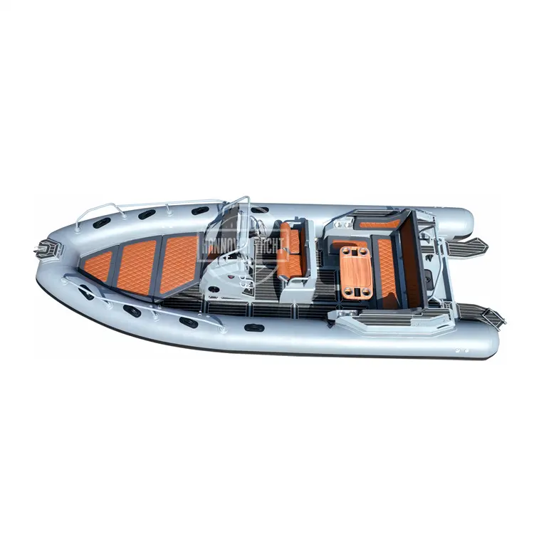 Hot sale Europe 23ftHull RIB 680 Orca/Hypalon/PVC Inflatable Commercial Boats