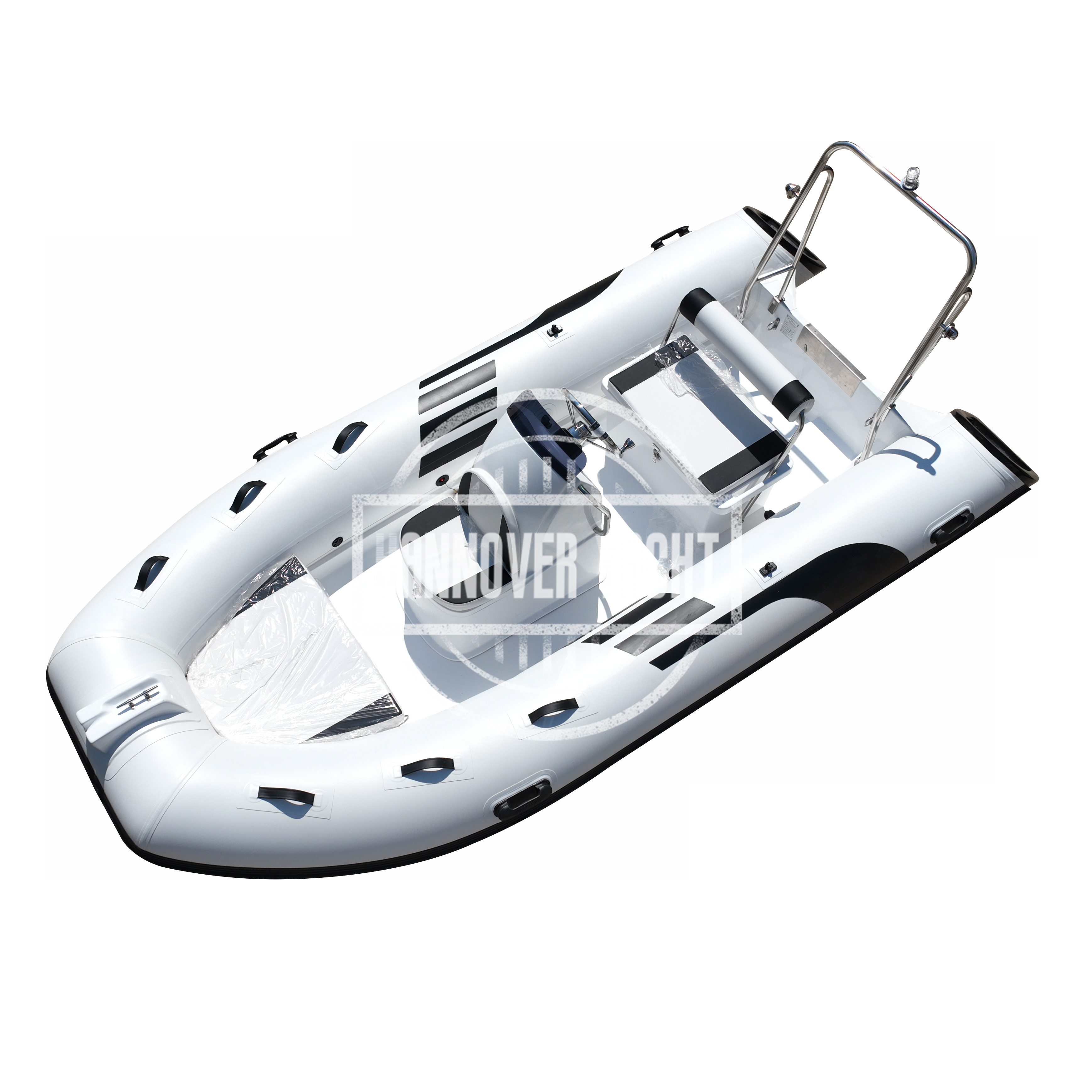 China 390 Hypalon Inflatable Rib-390 Rib Boat With Wheel