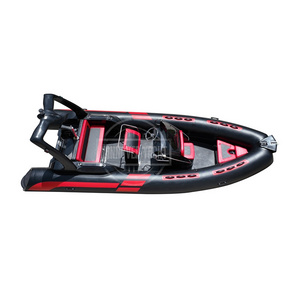 20ft rigid inflatable yate barco de lujo center console fiberglass boat 580 for sale