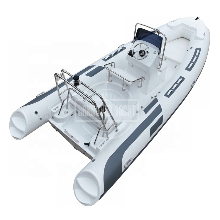 5.2m Deep V Hull RIB Hypalon Inflatable Boat Center console fishing boat