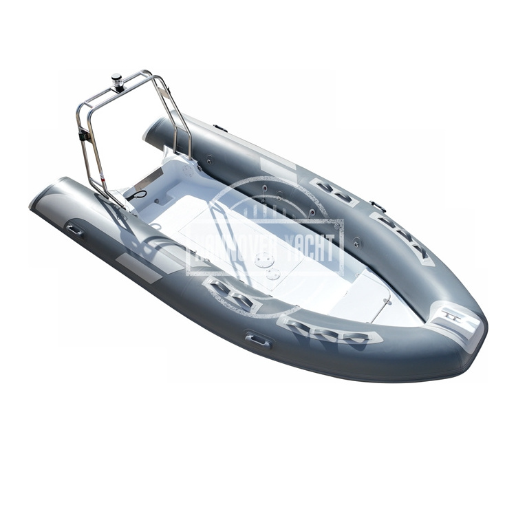 14ft 4.3m Hypalon/PVC Rigid Fiberglass Inflatable Boat For Fishing