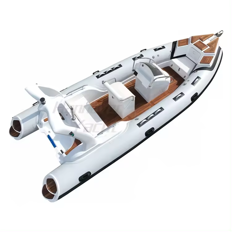 CE Durable Hypalon Rigid Inflatable Fiberglass Rib 580 Boat For Sale No reviews yet