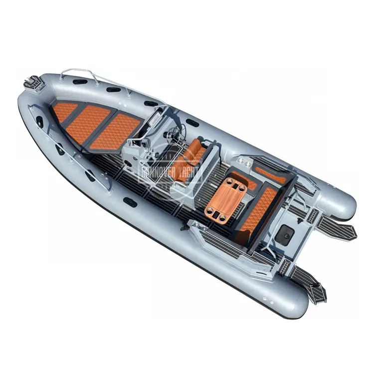 Hot sale Europe 23ftHull RIB 680 Orca/Hypalon/PVC Inflatable Commercial Boats