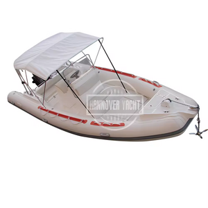 Luxury yachting pro 6.5 boat 6.8m fiberglass hull rib boat for 12 passengers