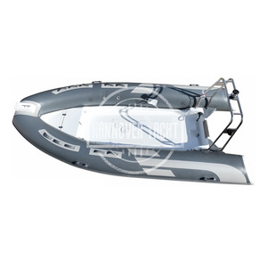 14ft 4.3m Hypalon/PVC Rigid Fiberglass Inflatable Boat For Fishing