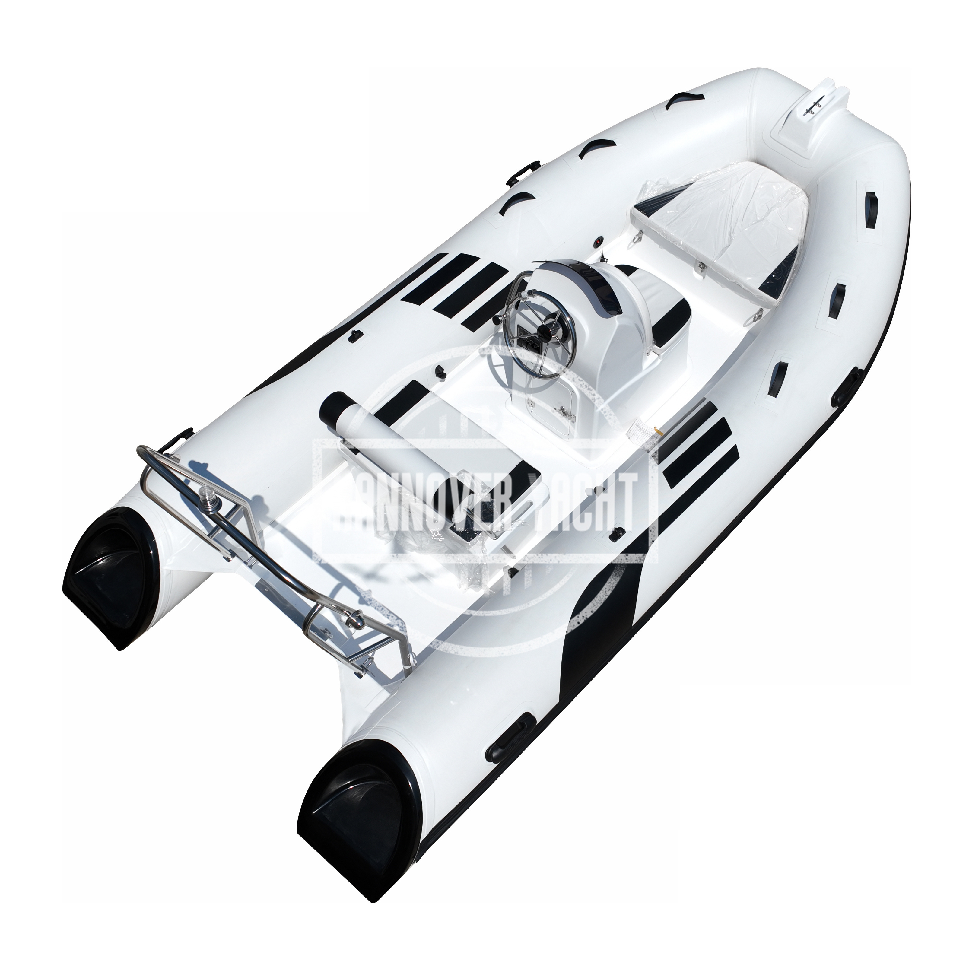 China 390 Hypalon Inflatable Rib-390 Rib Boat With Wheel