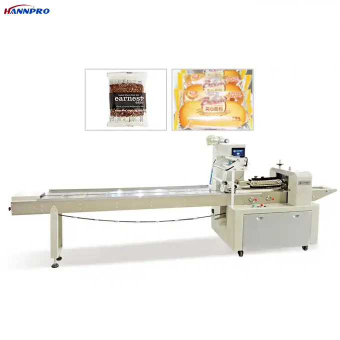 HANNPRO bakery wrapping pillow packing bread commercial food packaging equipment machine