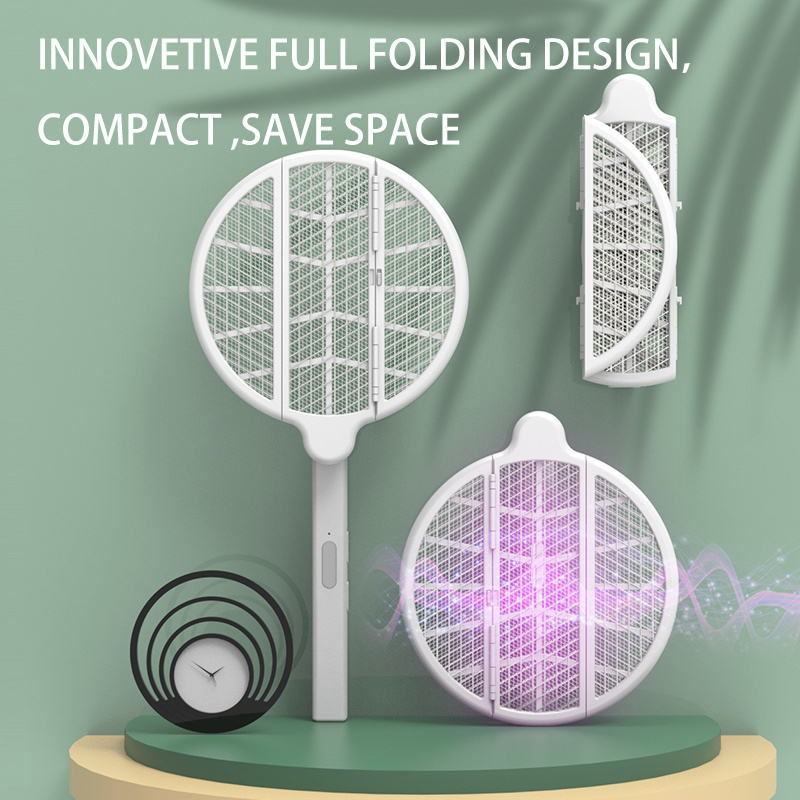 High quality outdoor home indoor anti folding rechargeable mosquito killer zapper racket electric mosquito bat