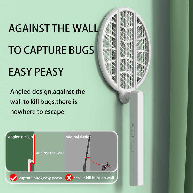 Bug Zapper Racket Electronic Fly Swatter Mosquito Killer Electric Fly Zapper for Indoor Home Outdoor