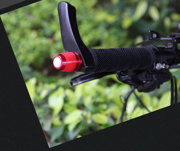 Multifunctional Bicycle Rear Light Waterproof LED Tail Lamp with Battery Power PC Plastic Material Mounts on Rear Placement