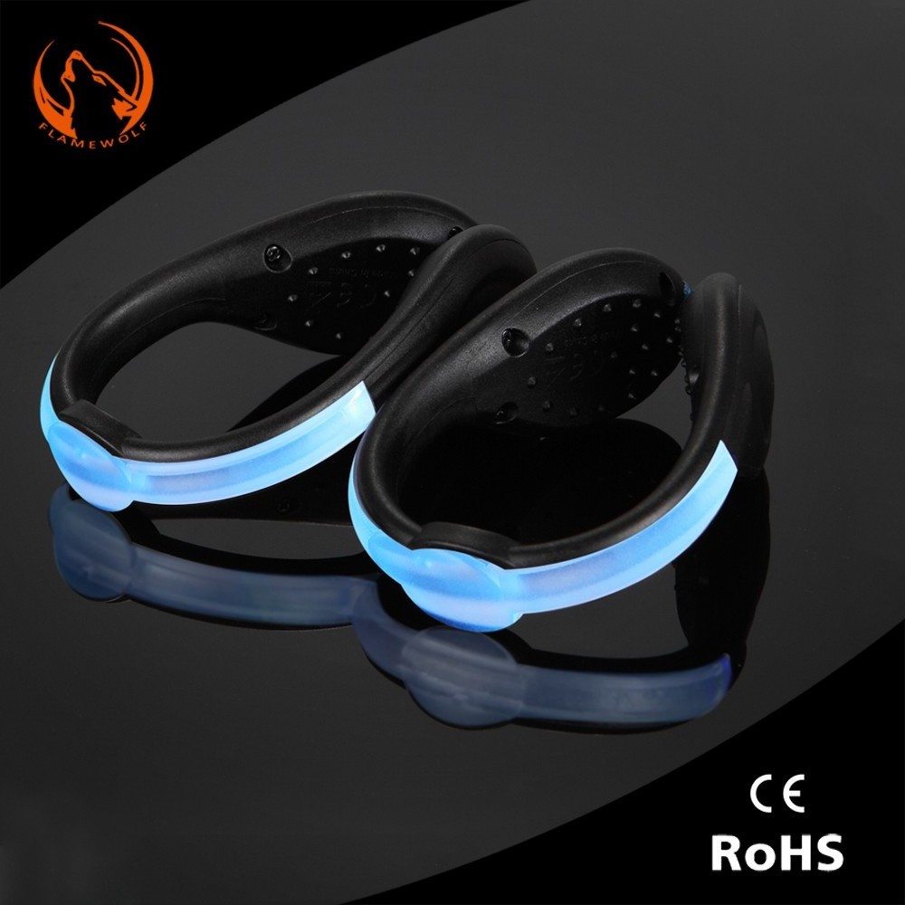 New rechargeable safety running sports sole clip shoe light USB rechargeable shoe clip light