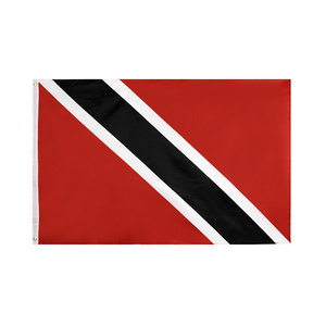 Factory Wholesale High Quality Custom 3*5ft Polyester Trinidad and Tobago Flag for Event