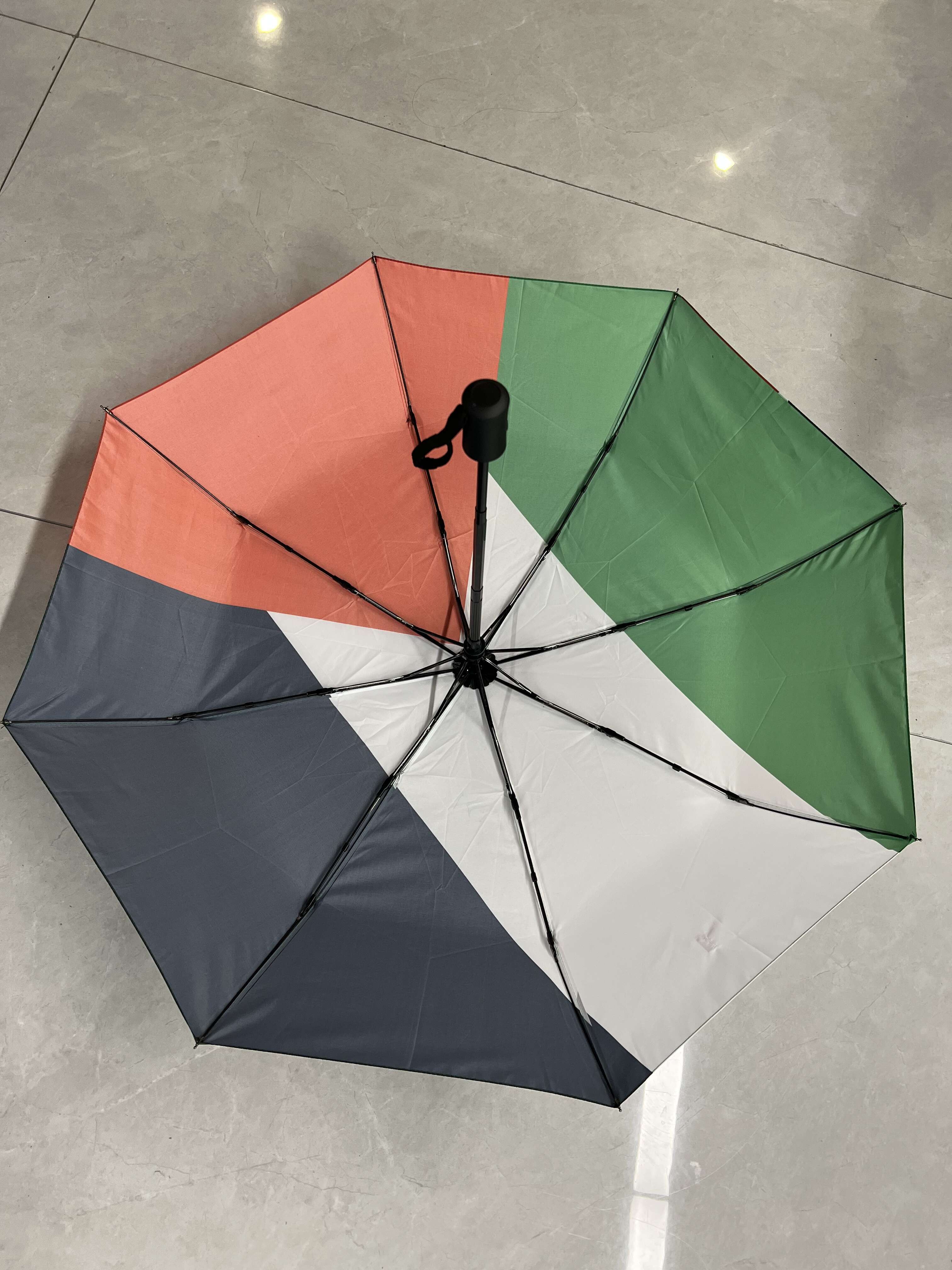 China Factory Promotion Windproof 21 Inch Promotion Portable Palestine Flag Umbrella For Outdoor Decoration