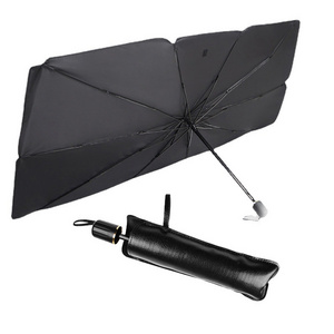 Hannuo Foldable Windshield Sunshade Car Parasol Front Window Protect Folded Parasols Umbrellas Outdoor Umbrella Sun Shade Cover