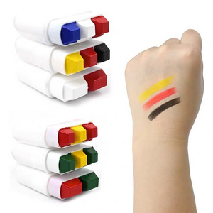 HN High Quality Customized Logo Country Flag Football Fans Sports Face Paint for Event