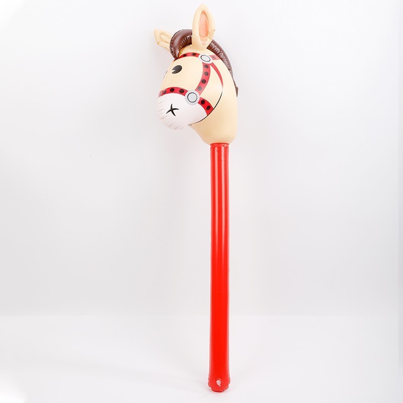 Inflatable Refueling Stick Children's Cheer Stick Horse will Hold a Balloon to Support the Cheer Thunder Stick Wholesale LOGO