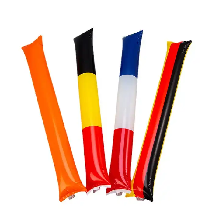 Hn Custom Logo Noise Makers Cheering Sticks Cheering Stick Balloon Inflatable Cheering Sticks for Football Game