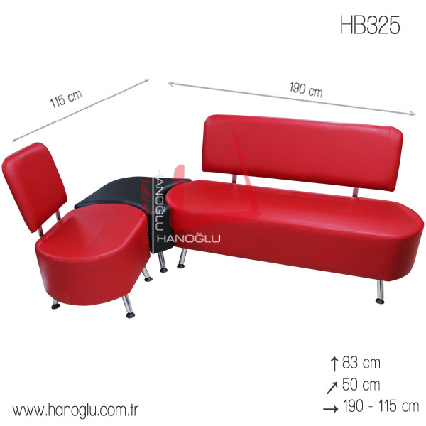 wholesale beauty salon reception sofa furniture barber shop waiting chairs for sale