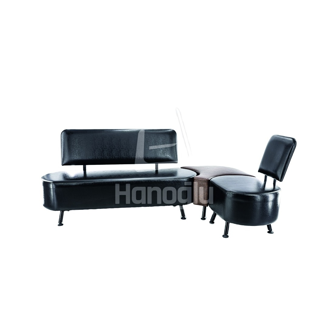 wholesale beauty salon reception sofa furniture barber shop waiting chairs for sale