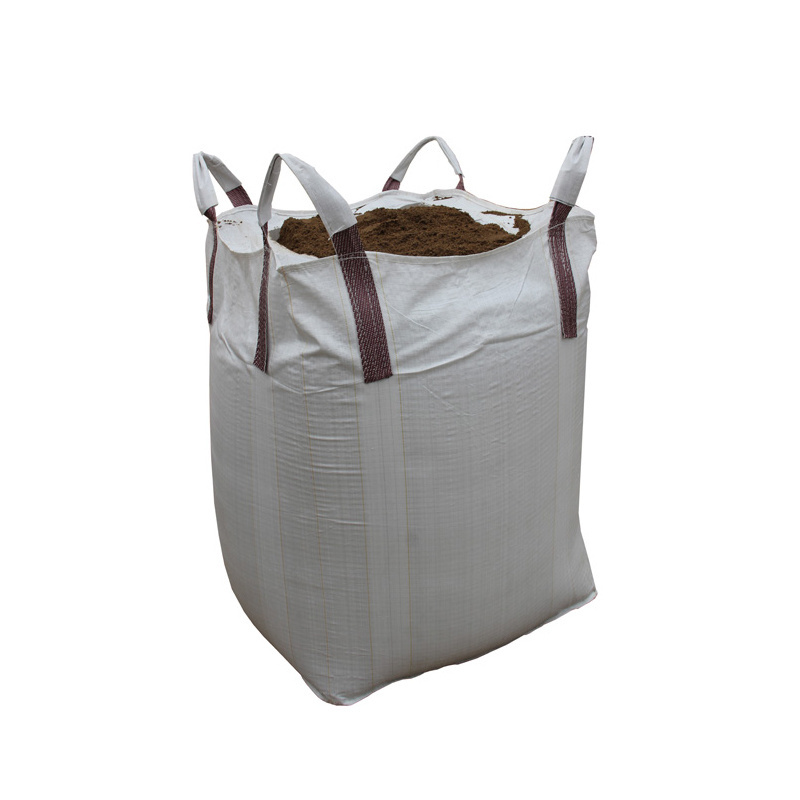 Intermediate Bulk Container PP Woven Heavy Carrier Bags With Handles Sand Packaging Construction Jumbo Bags Flexible