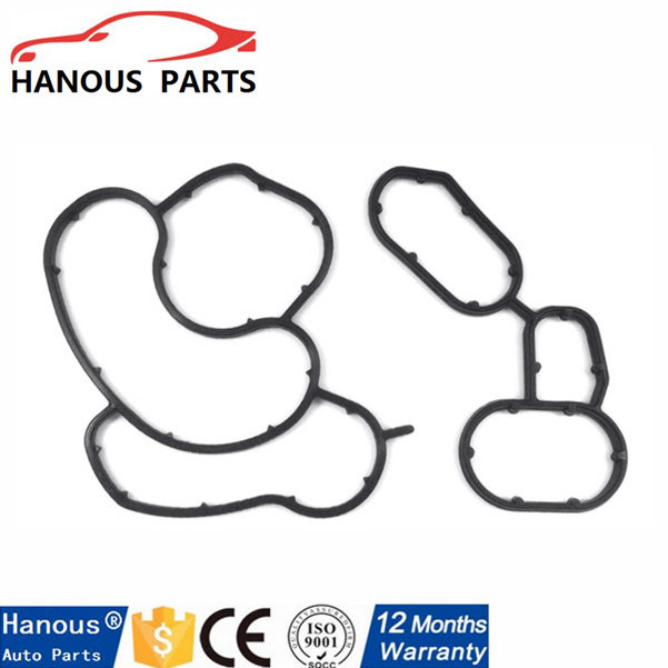 Hanous ACM Oil Cooler Housing Gasket for BMW N46 E90 E60 E83 OEM 11427508970 11427508971