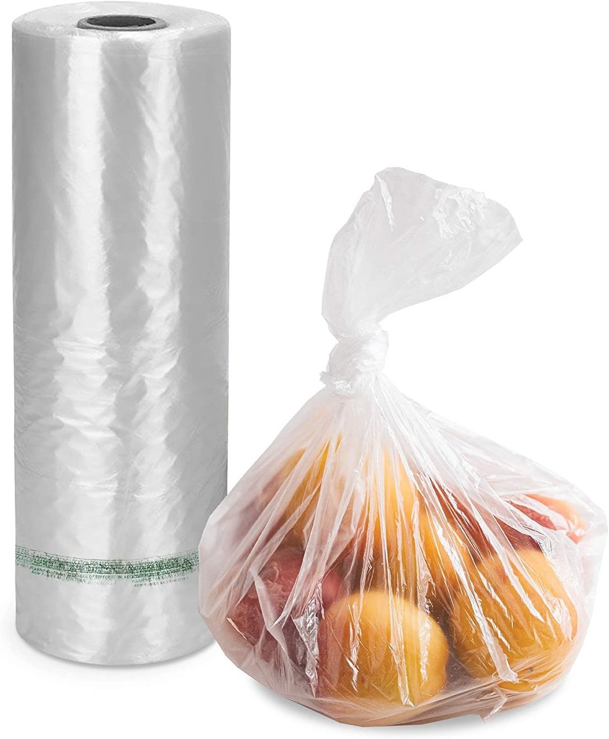 Hot selling high transparent red & clear produce bag on roll safe for food custom printing made in Vietnam