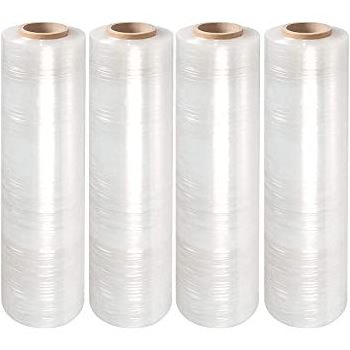 Factory Selling Clear Plastic Film Roll Packing Waterproof PE Stretch Wrap for Logistics Packaging