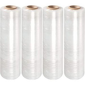 Factory Selling Clear Plastic Film Roll Packing Waterproof PE Stretch Wrap for Logistics Packaging