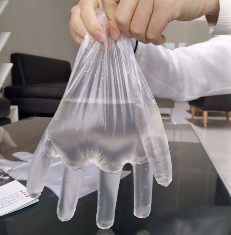 Factory Price from Vietnam Polyethylene Clear Transparent Pe Ldpe Poly Food Service Disposable Plastic Gloves