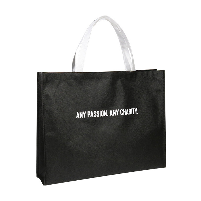 Fashion Cool Custom Laminated Non-Woven Shopper Tote bag Eco bag Shopping Bag With Logo